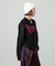 GOTHIC LOGO JACQUARD KNIT TOP