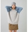 SHAGGY KNIT RAGLAN SLEEVE TOP