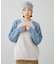 SHAGGY KNIT RAGLAN SLEEVE TOP