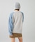 SHAGGY KNIT RAGLAN SLEEVE TOP