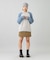 SHAGGY KNIT RAGLAN SLEEVE TOP