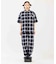 X-girl × PEELS PLAID ZIP UP SHIRT
