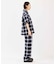 X-girl × PEELS PLAID ZIP UP SHIRT