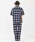 X-girl × PEELS PLAID ZIP UP SHIRT