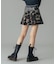 LOW RISE HIP LOGO MINI SKIRT