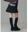 LOW RISE HIP LOGO MINI SKIRT