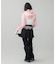 LOW RISE HIP LOGO MINI SKIRT