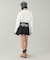 LOW RISE HIP LOGO MINI SKIRT