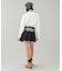 LOW RISE HIP LOGO MINI SKIRT