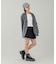 LOW RISE HIP LOGO MINI SKIRT