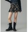 LOW RISE HIP LOGO MINI SKIRT