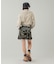 LOW RISE HIP LOGO MINI SKIRT