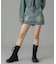 LOW RISE DENIM MINI SKIRT