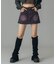 LOW RISE DENIM MINI SKIRT