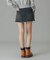 LOW RISE DENIM MINI SKIRT