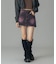 LOW RISE DENIM MINI SKIRT