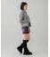 LOW RISE DENIM MINI SKIRT