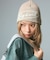 DIAGONAL OVAL LOGO JACQUARD BEANIE