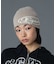 DIAGONAL OVAL LOGO JACQUARD BEANIE