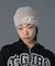DIAGONAL OVAL LOGO JACQUARD BEANIE