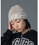 DIAGONAL OVAL LOGO JACQUARD BEANIE
