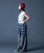 DIAGONAL OVAL LOGO JACQUARD BEANIE