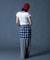 DIAGONAL OVAL LOGO JACQUARD BEANIE