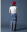 DIAGONAL OVAL LOGO JACQUARD BEANIE