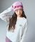 LOGO AND HAZY PATTERN REVERSIBLE BEANIE