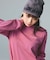 LOGO AND HAZY PATTERN REVERSIBLE BEANIE