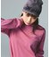 LOGO AND HAZY PATTERN REVERSIBLE BEANIE