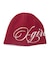 LOGO AND HAZY PATTERN REVERSIBLE BEANIE
