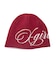 LOGO AND HAZY PATTERN REVERSIBLE BEANIE