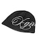 LOGO AND HAZY PATTERN REVERSIBLE BEANIE
