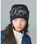 SPRAY LOGO AND STUDDED BEANIE
