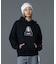 SPRAY LOGO AND STUDDED BEANIE