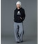SPRAY LOGO AND STUDDED BEANIE