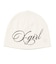 SPRAY LOGO AND STUDDED BEANIE