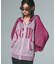 LOGO JACQUARD ZIP UP KNIT HOODIE