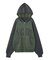 LOGO JACQUARD ZIP UP KNIT HOODIE
