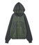 LOGO JACQUARD ZIP UP KNIT HOODIE