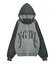 LOGO JACQUARD ZIP UP KNIT HOODIE