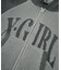 LOGO JACQUARD ZIP UP KNIT HOODIE