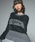 SHAGGY COMPACT KNIT TOP
