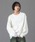 FACE EMBROIDERY KNIT TOP