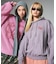HEART SPRAY LOGO KNIT TOP