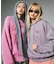 HEART SPRAY LOGO KNIT TOP