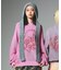 HEART SPRAY LOGO KNIT TOP