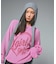 HEART SPRAY LOGO KNIT TOP