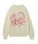 HEART SPRAY LOGO KNIT TOP